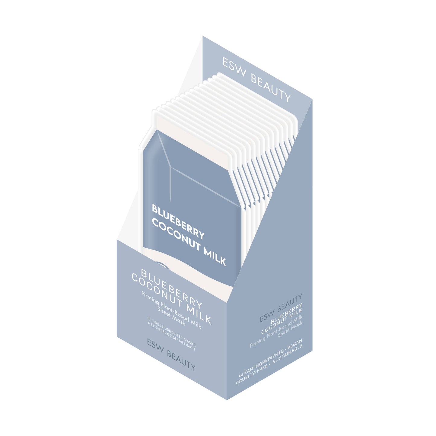 Blueberry Coconut Milk Firming Sheet Mask