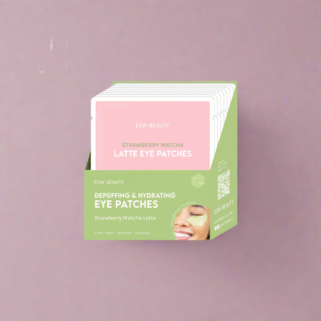 Strawberry Matcha Latte Depuffing & Hydrating Eye Patches
