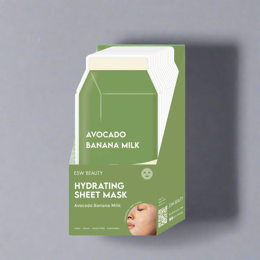 Avocado Banana Milk Hydrating Sheet Mask